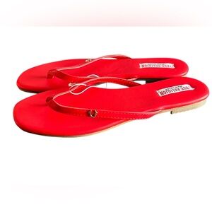 True Religion Women’s flip-flop sandals Red Style TR-SEXYY-S Size 10 M NWT